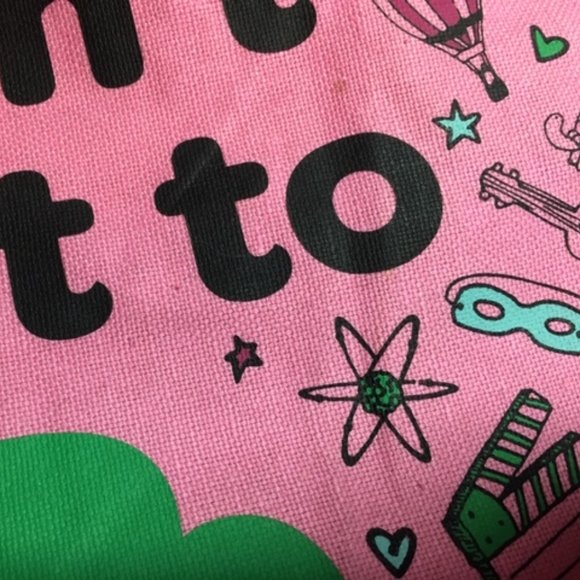 Pink Girl Scouts Sling Backpack w/ Drawstring Closure 15"x14.5" - Picture 12 of 15